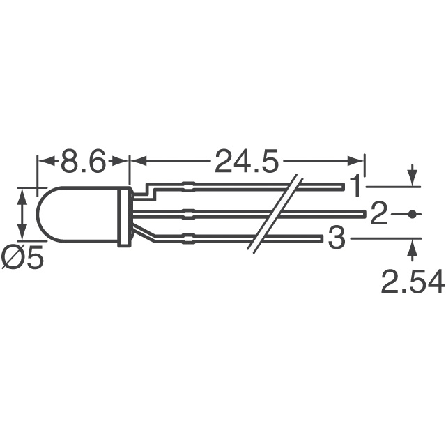 WP59EYW Kingbright  Indication LED - Discrète